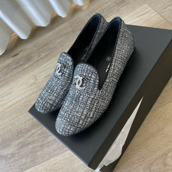 Chanel tweed mocassins loafers - Picture 6 of 6